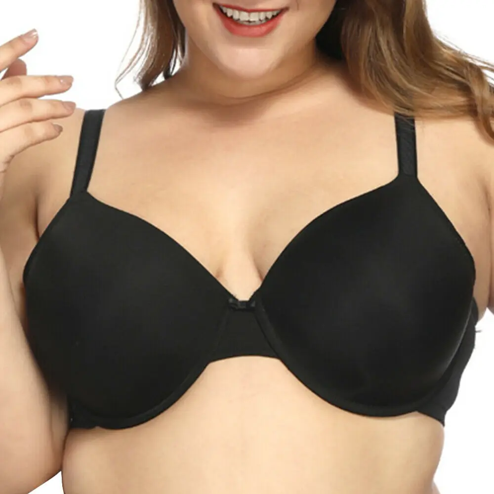 

VOGUESECRET New Women Bras Big Breast Unpadded Sexy Bra Soft Plus Size Underwire 34 36 38 40 B C D E F G H I J Cups