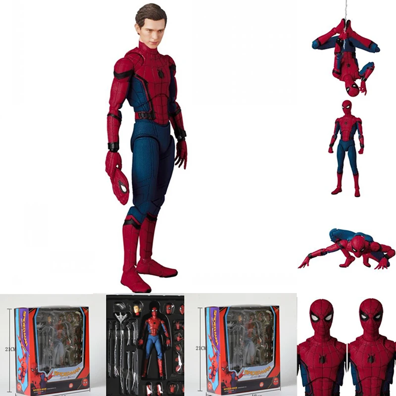 Marvel Legends MAF047 Человек-паук супер герой Удивительный ПВХ Фигурка 15 см 6&quot | Игрушки и