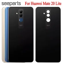 Huawei Коврики 20 lite Батарея на домашнию дверь Корпус сзади чехол 6," huawei Коврики 20 Lite Батарея крышка с Камера Стекло объектив