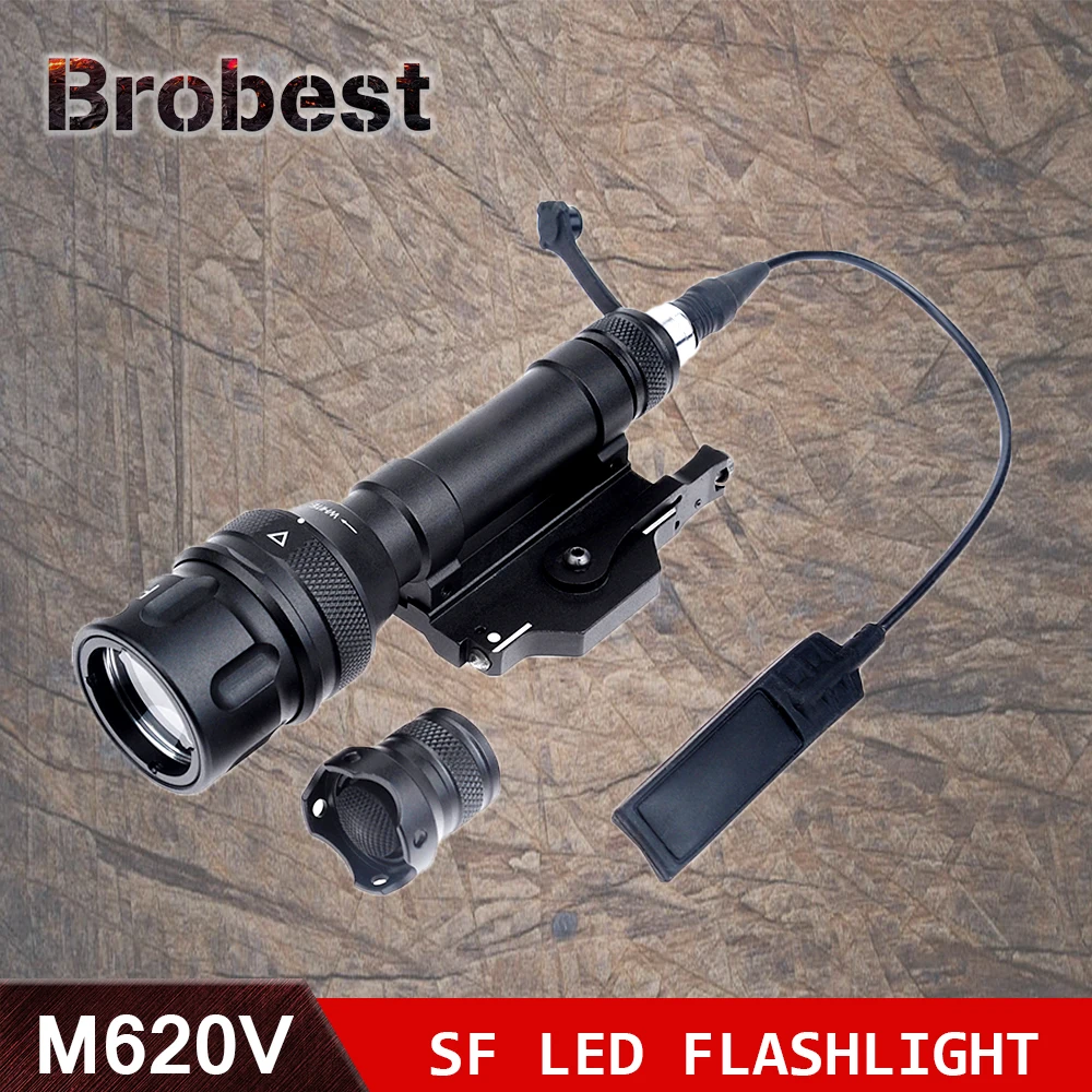

Airsoft Element Surefir M620V Scout Light LED Weapon Light Flashlight Full Version Tactical Flashlight