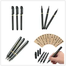 3 шт Размер s m l мягкая кисть Ручка портативная кисточка для китайской каллиграфии ручка эскизные ручки 140*8 мм