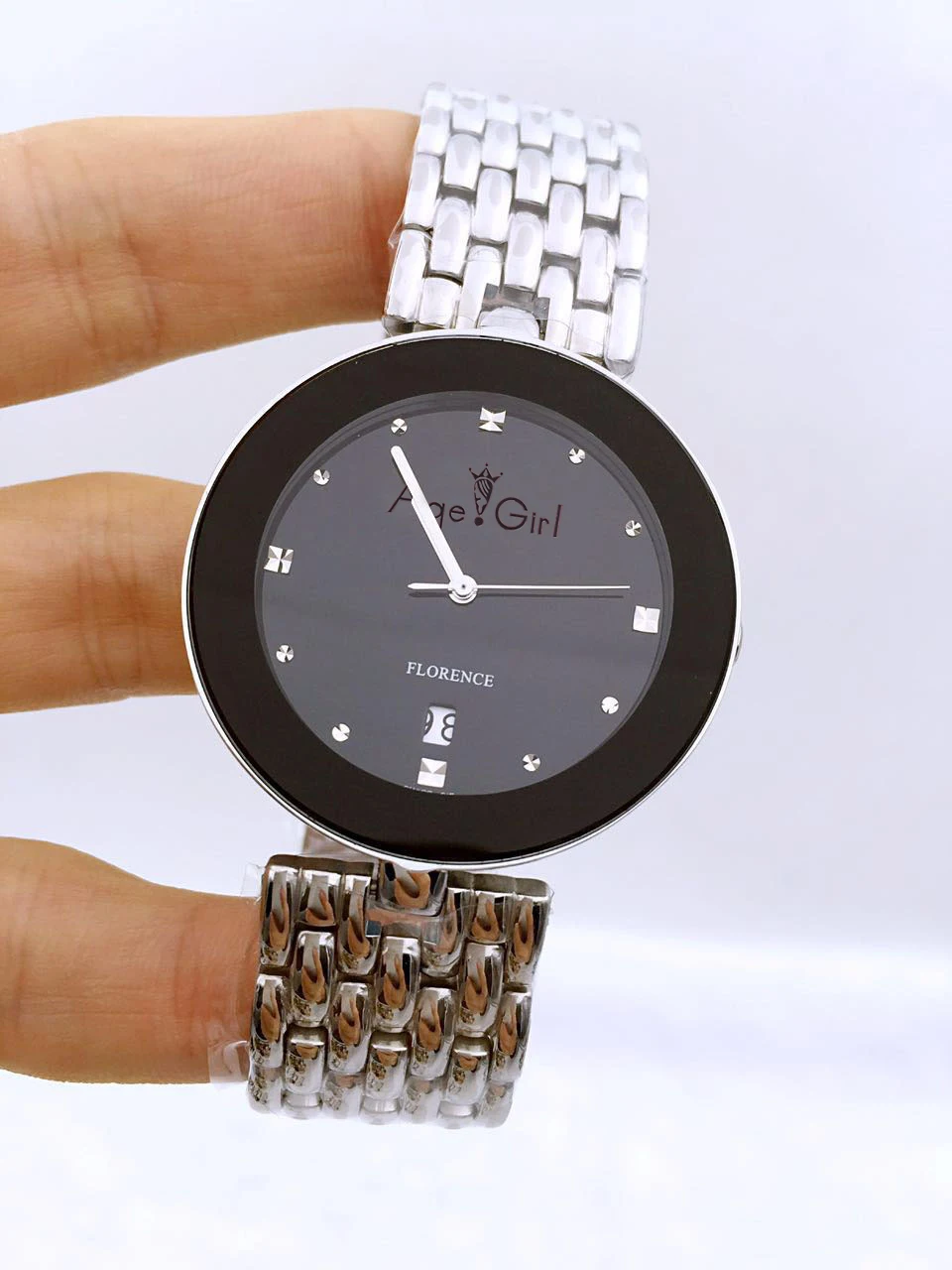 

Top Luxury Rhinestone Full Stainless Steel Bracelet Women Watches Mens Womens Gold Quartz Silver White Black Hour Montre