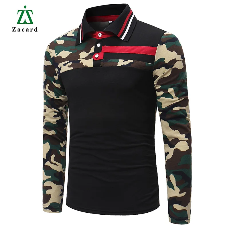 Aliexpress.com : Buy Zacard Men Clothing Long Sleeve Polo Shirt Turn ...