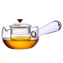 PINNY термостойкий стеклянный чайник может нагреваться из прозрачного стекла чайный горшок чайный набор кунг-фу чайник с деревянной ручкой
