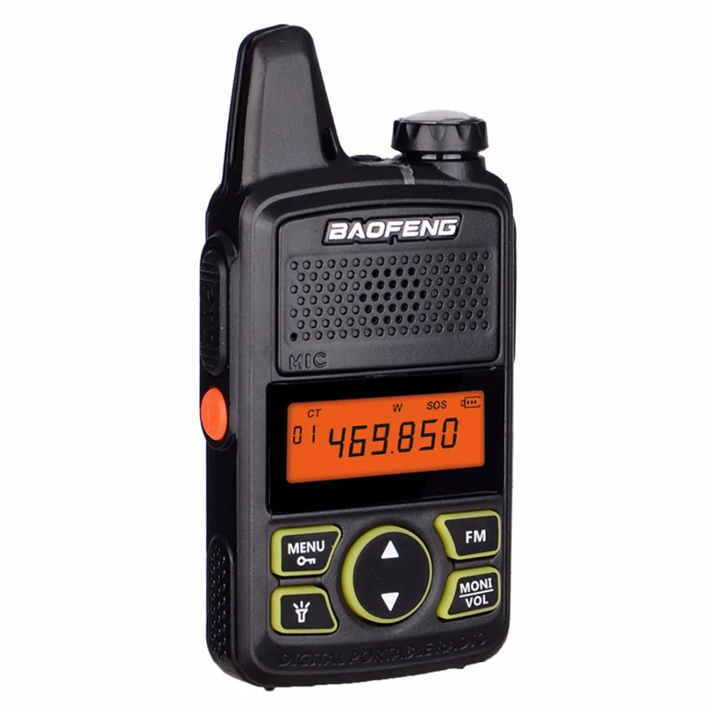 

BAOFENG BF-T1 Walkie Talkie MINI Two Way Radio UHF 400-470mhz 20CH Portable Kids Walk Talk Ham FM CB Radio Handheld Transceiver