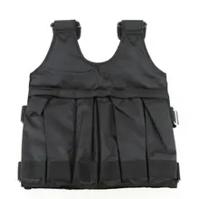 Максимальная загрузка 50 кг Регулируемый Вес жилет вес тренировки куртка для бокса жилет одежда Невидимый вес загрузки песка