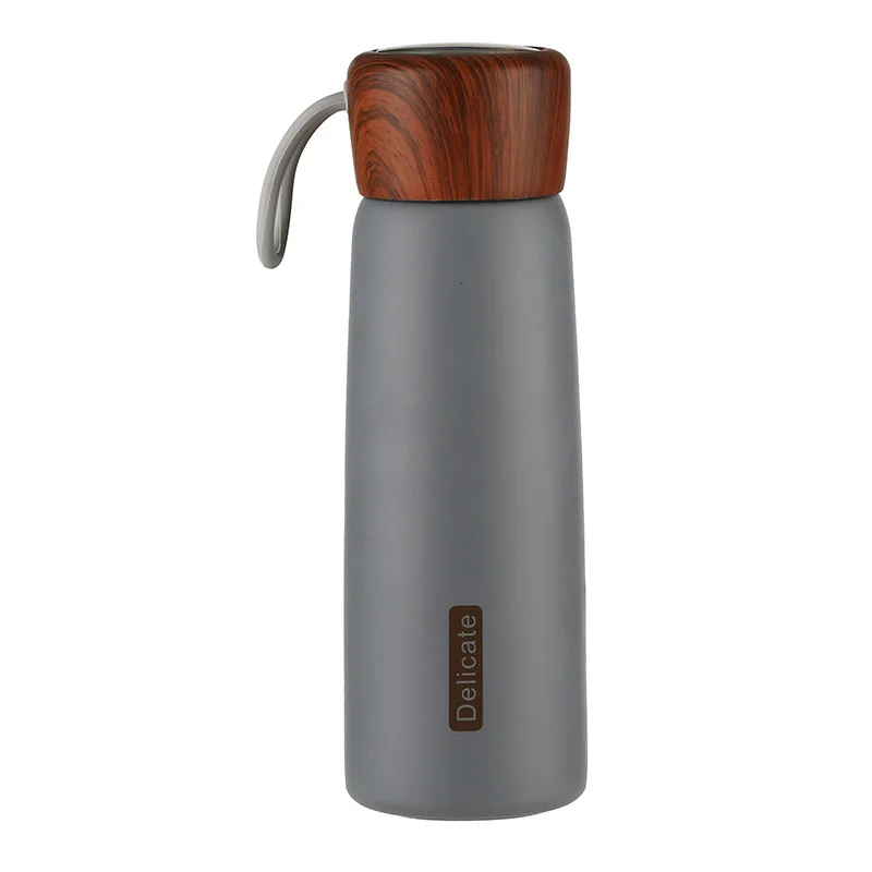 500ml stainless steel vacuum flask Korean fashion water bottle Couple portable fresh and simple