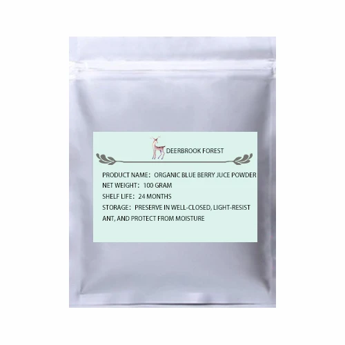 100g(3.53oz) USDA и EC сертифицированный органический синий ягодный сок порошок - Цвет: 100g(3.53oz)