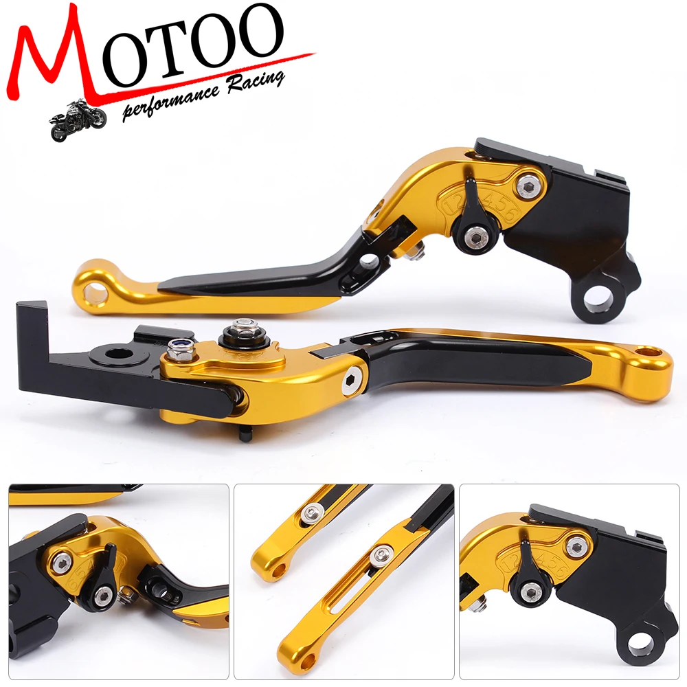 

F-16/D-37 Adjustable CNC 3D Extendable Folding Brake Clutch Levers For MOTO GUZZI BREVA 750 2004-2009 V7 Racer 2011-2017