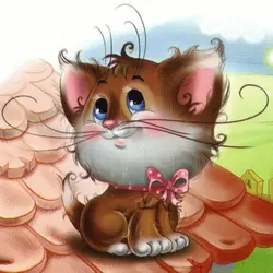 Новое поступление 5D DIY алмазная живопись кот животного мозаика вышивка круглый горный хрусталь Вышивка крестом ребенок подарки ремесла TR48