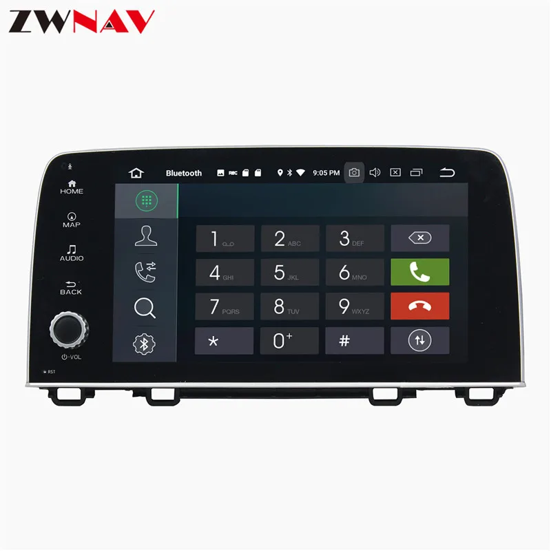 Perfect 9 inch Android 8 Car DVD Player GPS navigation For Honda CRV 2017 2018 headunit multimedia player tape recorder 4