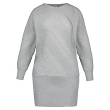 Young17 весеннее платье женские, черный, серый цвета Bodycon модные популярные трикотажные тонкие пикантные Зимние Платье облегающее платье мини