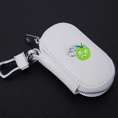 special leather key cases key sets font b keychain b font car styling for Toyota Highlander