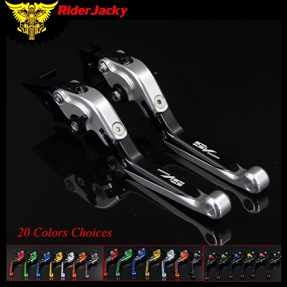 Складные выдвижной рычаг сцепления RiderJacky 1 пара для Suzuki SV1000/S SV 1000 2003 2007 2004 2005