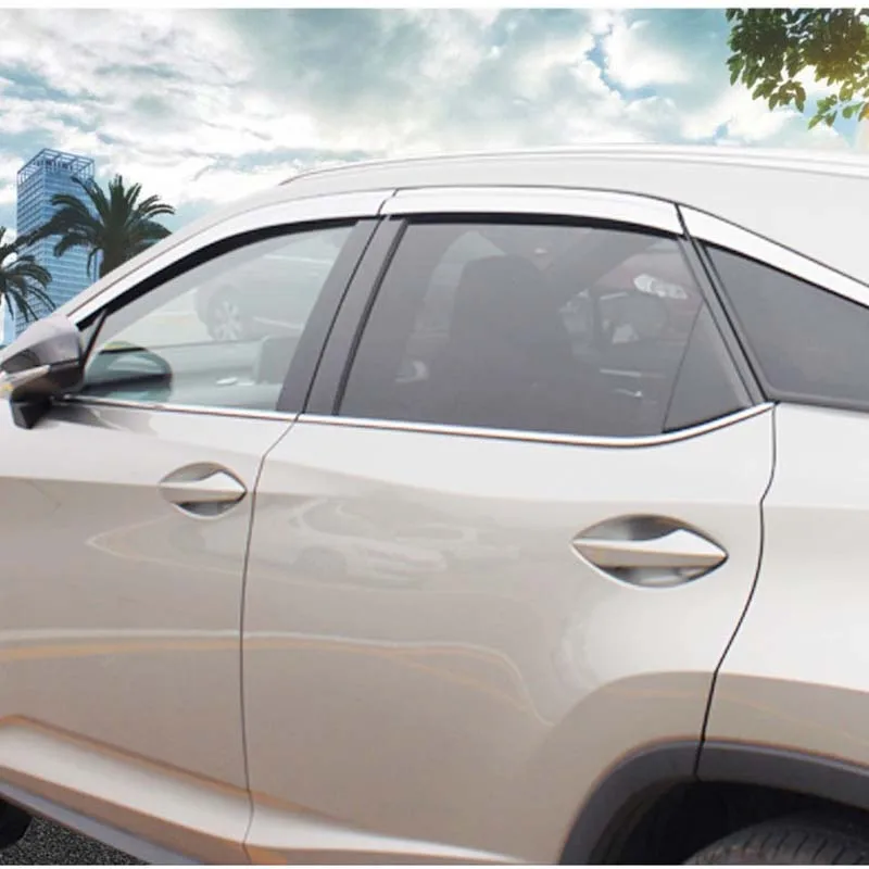 1 комплект новый хромированный козырек от солнца и дождя для Lexus RX 200t/300/450h 2016