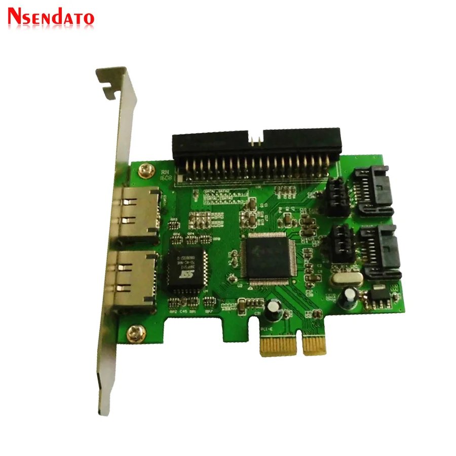 

New JMB363 2 Port PCI-E SATA II 2.0 RAID & 1 IDE 3.5" to PCI Express Adapter Converter Card Expresscard