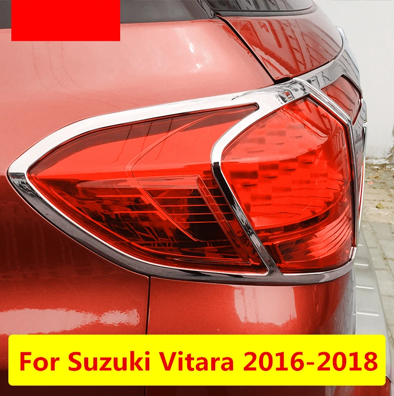 Для Suzuki Vitara 2016 2018 ABS Гальваническое переднее + заднее освещение большой тент