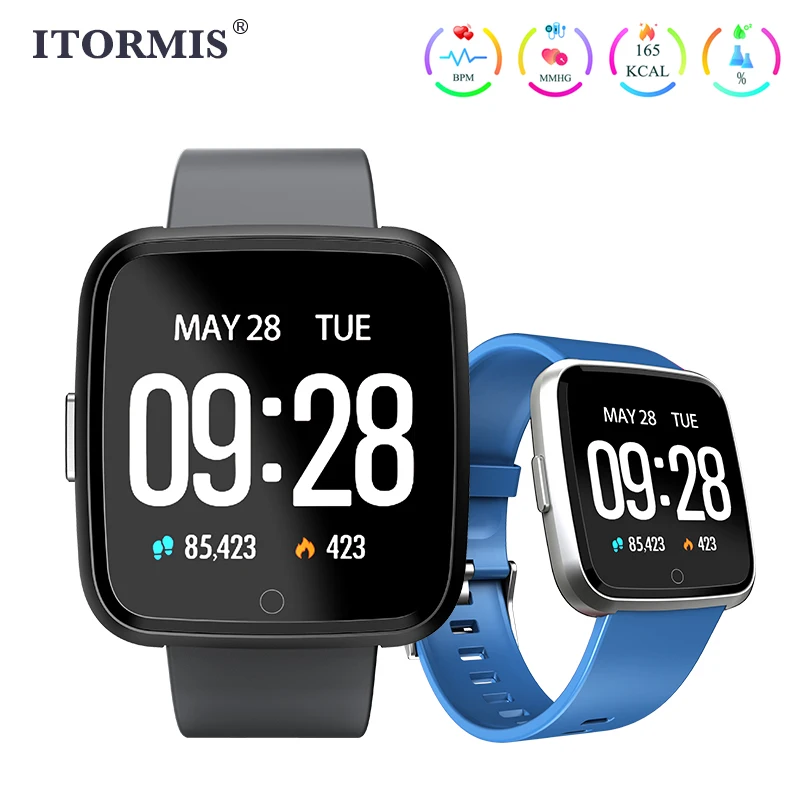 

ITORMIS Fitness Tracker Smart Wristband Bracelet Sport Band with Heart Rate Activity Tracker Pedometer Distance for Men Women