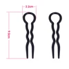 12pcs Simple Hair Pins Fast Spiral Hairpin U Shaped Hair Braid Twist Pins Styling Tool (Black & Coffee) ► Photo 2/5