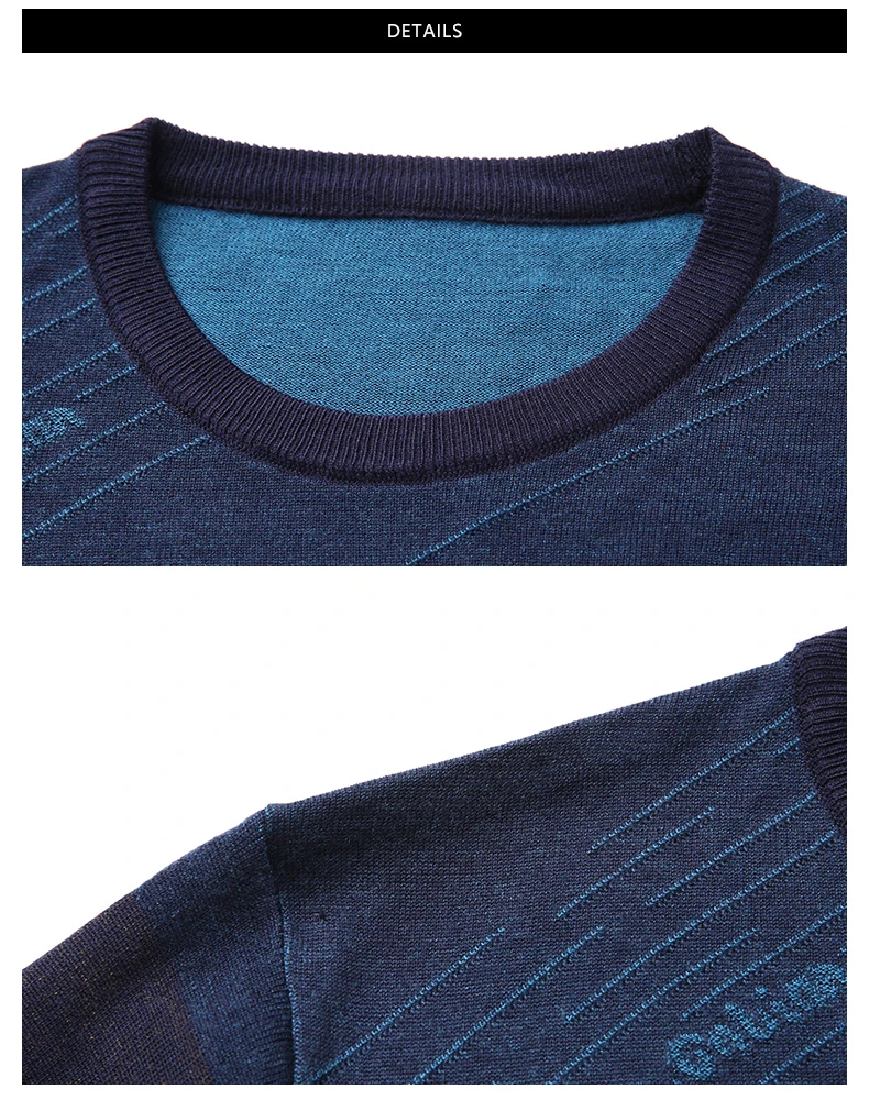 2019 новый модный брендовый полосатый свитер для мужчин пуловеры с круглым вырезом Slim Fit Джемперы Knitred корейский стиль повседневная мужская
