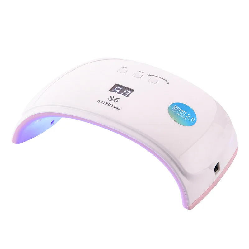 21 Lights Nail Dryer UV LED Dual Light Lamp with Smart Infrared Sensor 3 Levels Timer Simulate Sun Shine Won