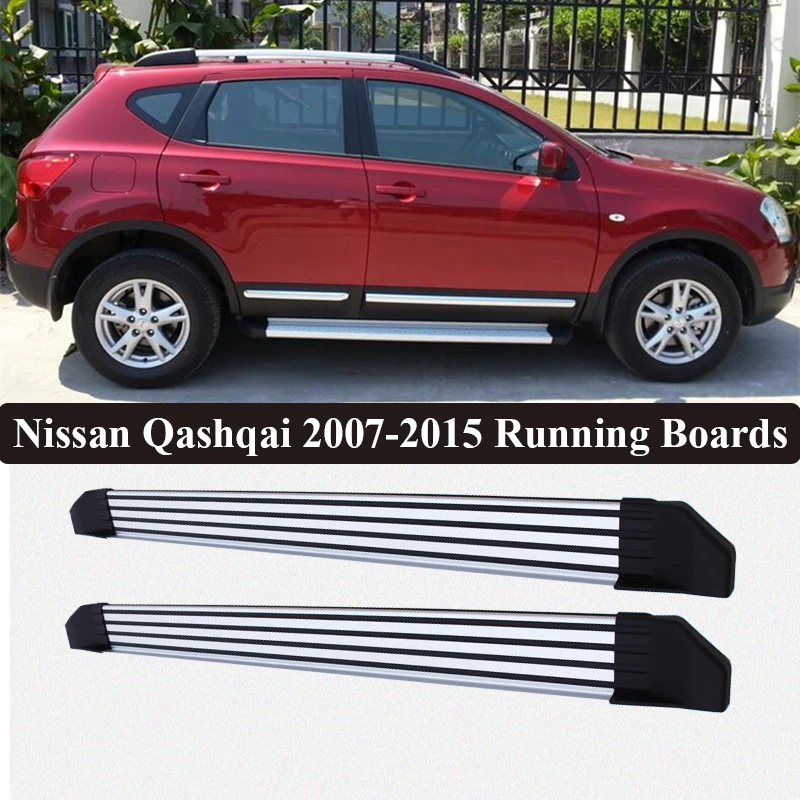 Jioyng для Nissan Qashqai 2007- автомобиля Бег Панели Авто шаг в сторону Бар Педали для автомобиля Фирменная Новинка Nerf бары