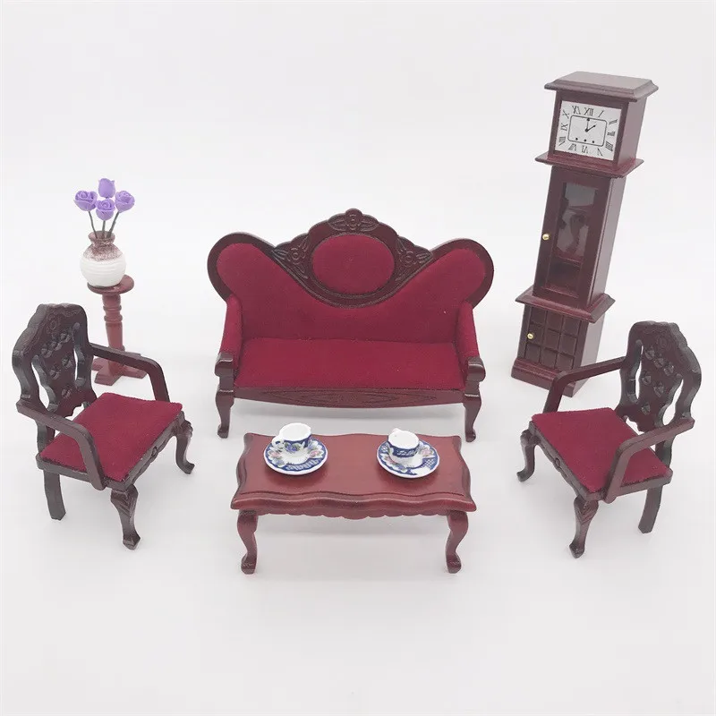 3pcs/set 1:12 miniature wooden chair furniture toy for Dolls house pretend play toys mini red chair for girls children kids 3pcs/set 1:12 miniature wooden chair furniture toy for Dolls house pretend play toys mini red chair for girls children kids