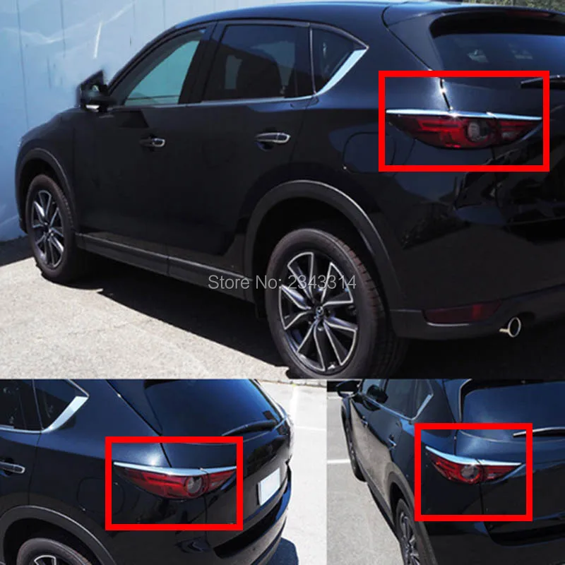 Для Mazda CX-5 KF ABS задняя фара для бровей задние фары Крышка для век Защитная Наклейка внешние автомобильные аксессуары