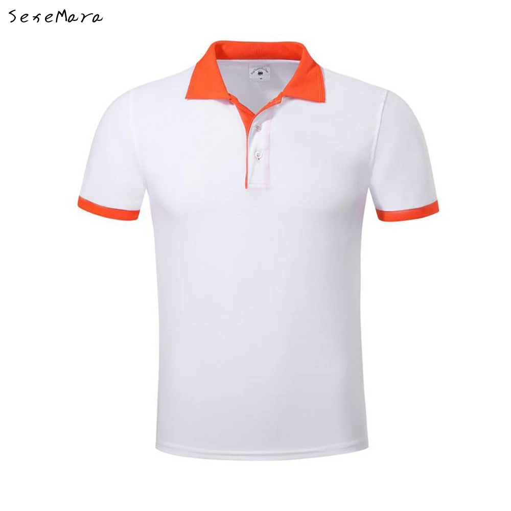 Buy NEW Casual polo shirt Men Solid polo shirt brands