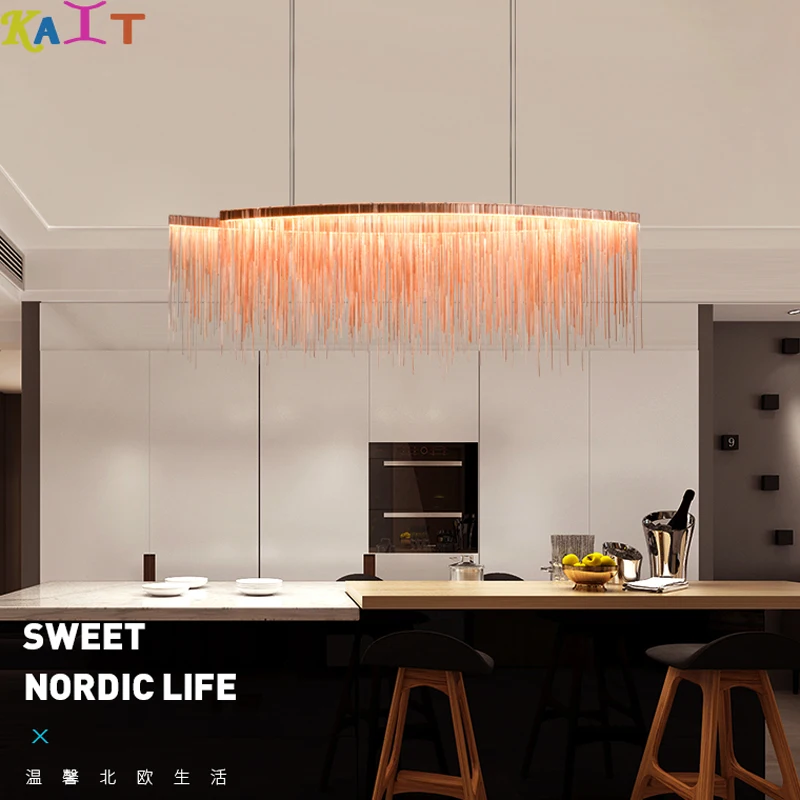 Discount KAIT Modern Bedroom chandeliers ceiling Dining Room Hanging chain LED chandelier lighting living room 5 Discount KAIT Modern Bedroom chandeliers ceiling Dining Room Hanging chain LED chandelier lighting living room 5