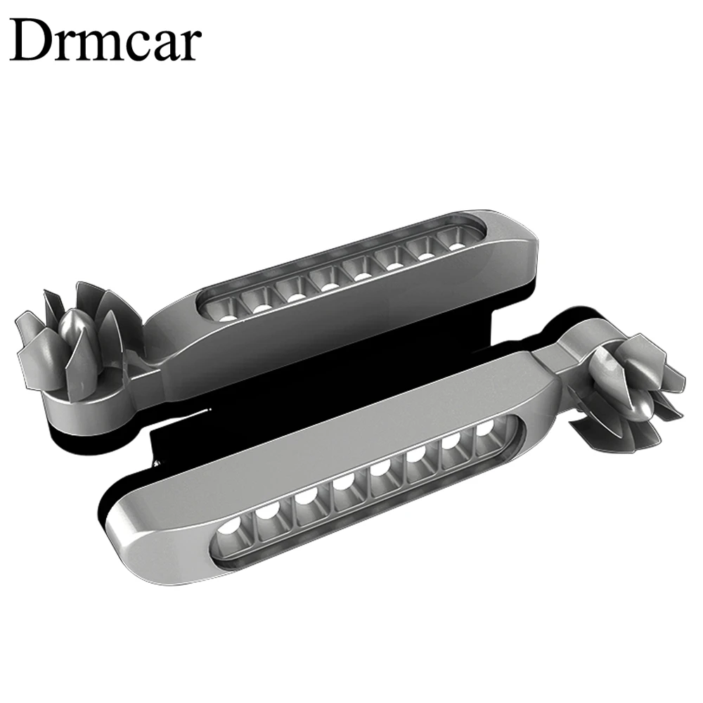

1pair LEDs No Wiring Wind Power Grille Vehicle Lights With Fan Rotation For Car Fog Warning / Daytime Running Lamp