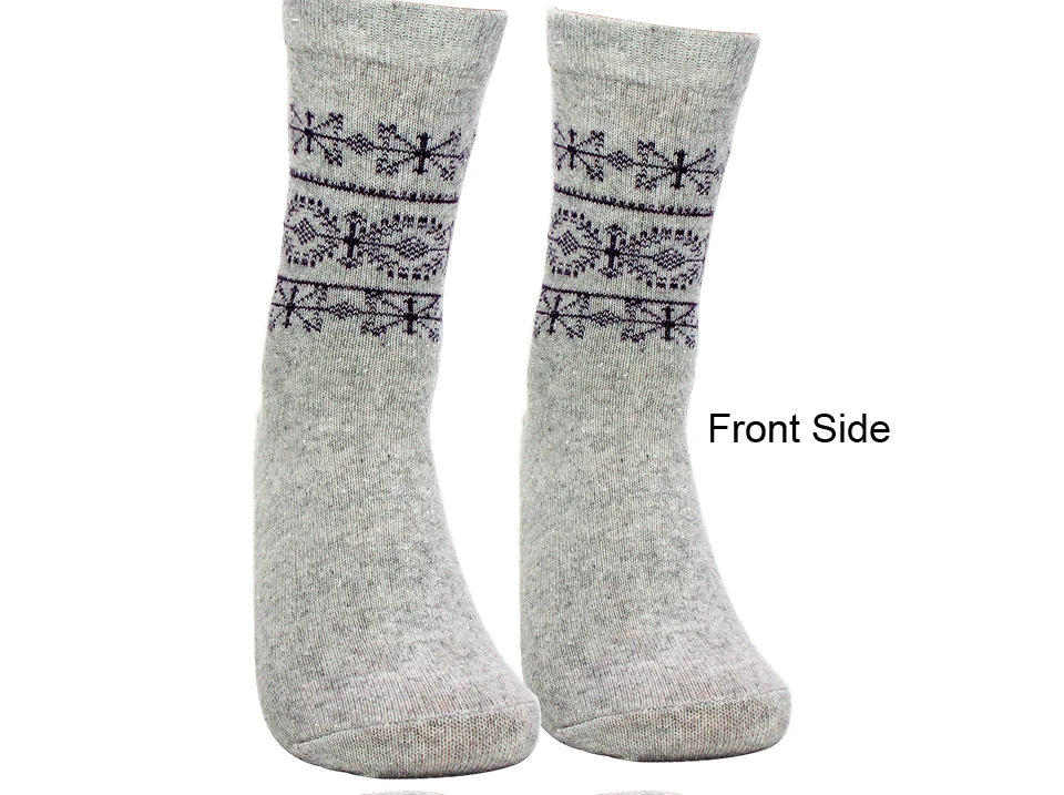 Мода Кролик Шерсть носки для девочек для мужчин осень зима теплые толстые качество Классическая геометрический Ретро узор иностранны