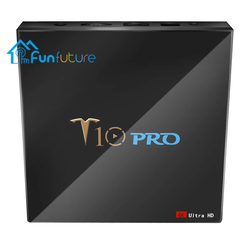 

T10 Pro TV Box Amlogic S905X2 2.4G + 5G 4GB 64GB 32G USB3.0 4K VP9 Smart Tv BoxS PK H96 X96 WiFi BT4.1 Android 8.1