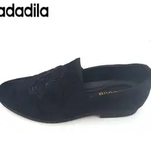 Г. высококачественная повседневная обувь роскошные Брендовые мужские туфли для вечеринок обувь для отдыха с вышивкой Большие размеры: 38-43