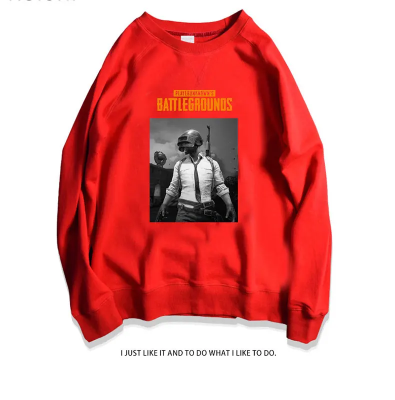  [STOCK]2018 Hot Game PUBG Playerunknown's Battlegrounds Autumn thin Hoodies Unisex S-XXXL For Hallo