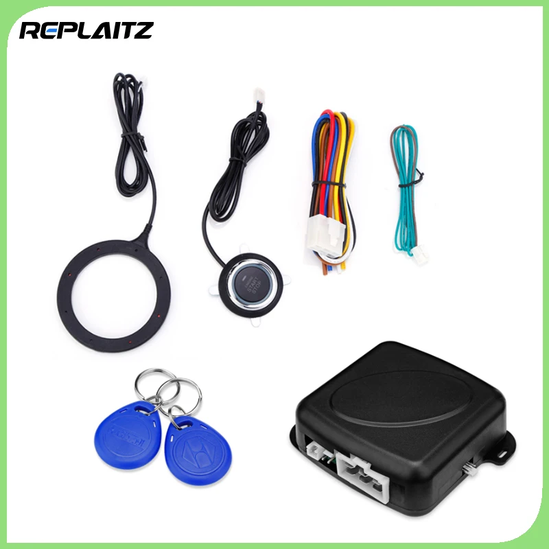 Car Engine Push Start Stop Button RFID Lock Ignition Starter Keyless