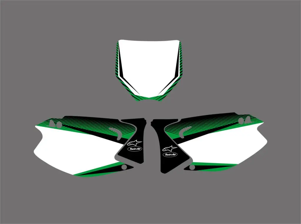 NICECNC Графика наклейка Стикеры; обувь для езды на мотоцикле Kawasaki KX125 KX250 KX 125 250 2003 2004 2005 2006 2007 2008 2009 2010 2011 2012