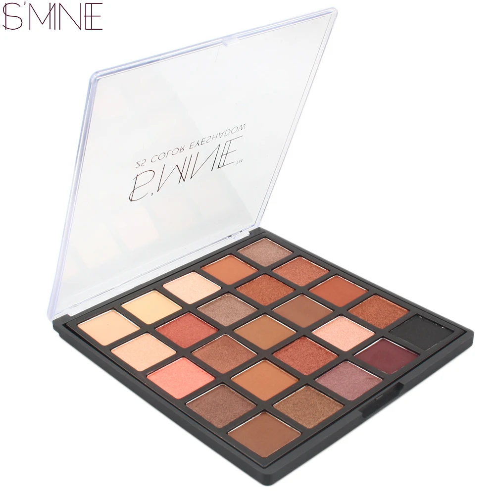 ISMINE 25 Цвет Косметическая пудра Shimmer Matte Eyeshadow палитра теней для век Блеск тени Make Up