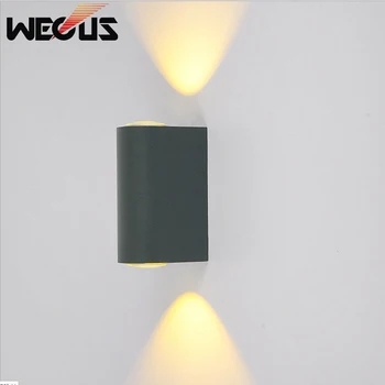 

Novelty rectangle led waterproof bra wall lamp aisle corridor gateway residential garden light led wall sconce landscape