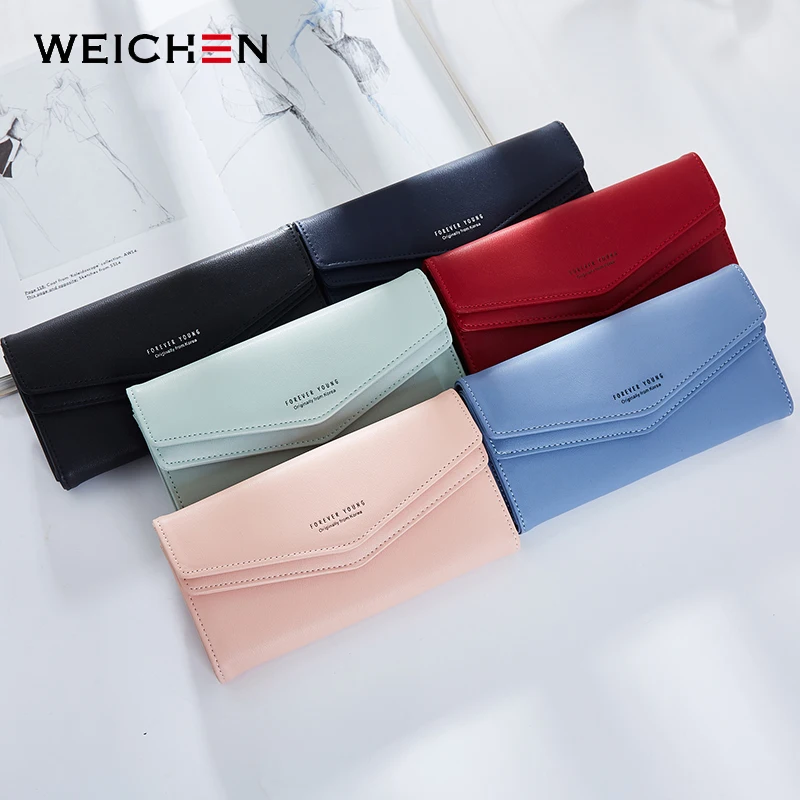 WEICHEN New Geometric Envelope Clutch Wallet For Women Female Leather Purse Card Holders Coin Phone Pocket Long Wallets Bolsas WEICHEN New Geometric Envelope Clutch Wallet For Women Female Leather Purse Card Holders Coin Phone Pocket Long Wallets Bolsas