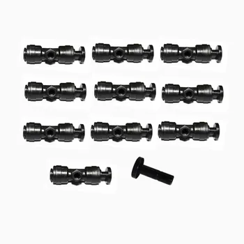 

10pcs Low Pressure 1/4' Quick Pushing Nozzle seat with UNC10-24 1pc female Thread