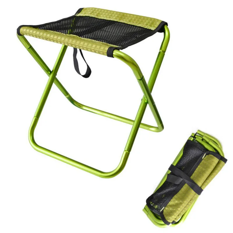 

Outdoor Foldable Chair Ultra Light Portable Folding Backpack Fishing Camping Oxford Cloth Aluminum Alloy Picnic Fishing Chair