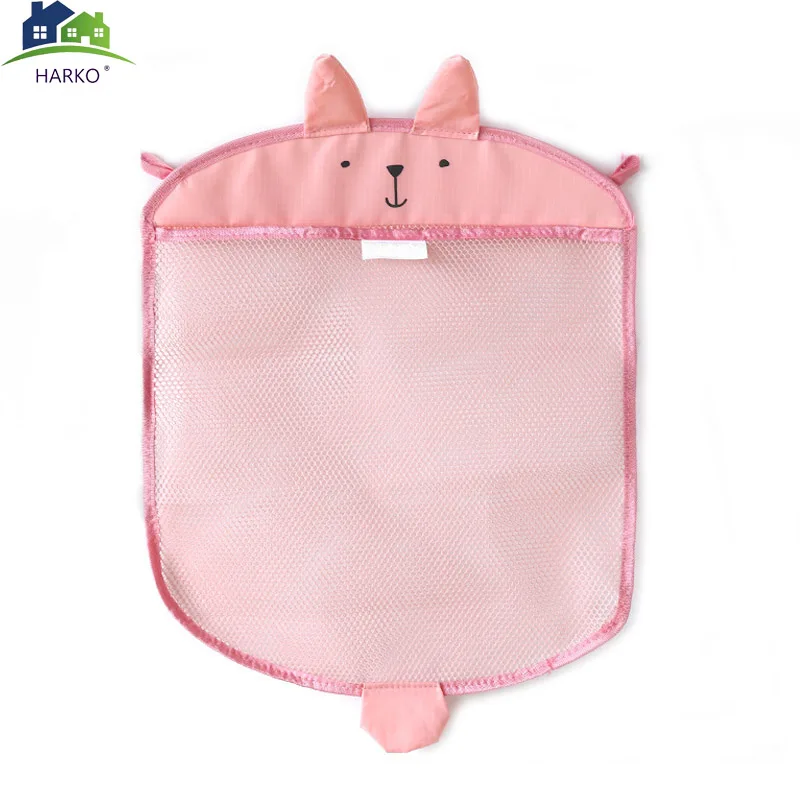 

Hot Baby bathroom mesh bag for bath toys bag kids basket toys net cartoon animal shapes waterproof cloth sand toys beach storage