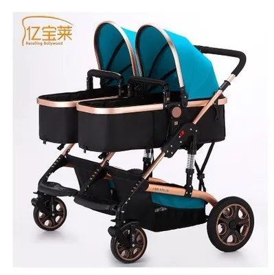 Bugaboo donkey дизайнерская корзина для мамы, двусторонняя двойная детская коляска для сна, складная детская коляска - Цвет: pink