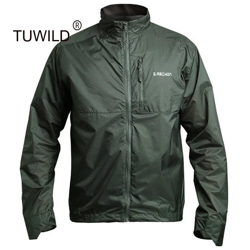 

New ultra-thin jacket men's commuter tactical windbreaker outdoor portable hunting fishing jacket hiking light waterproof shirt