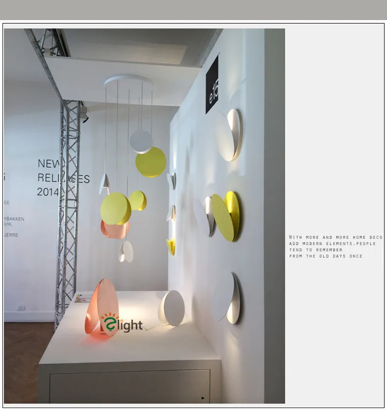 Современный минимализм окрашенный металлический круглый светодиодный подвесной светильник Dia20/30 см Nordic форменная одежда спальня, кофейня металлическая подвеска свет