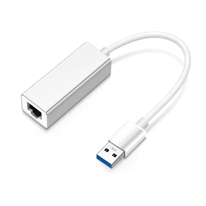 Сетевой адаптер USB 3 0 для Ethernet RJ45 Lan Gigabit 10/100/1000 Мбит/с поддерживает nintendo Switch белый |