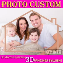 DIY 5D алмазная картина мозаика частная фотография на заказ Алмазная картина полное сверло для работы по камню Рождественская Алмазная вышивка подарок