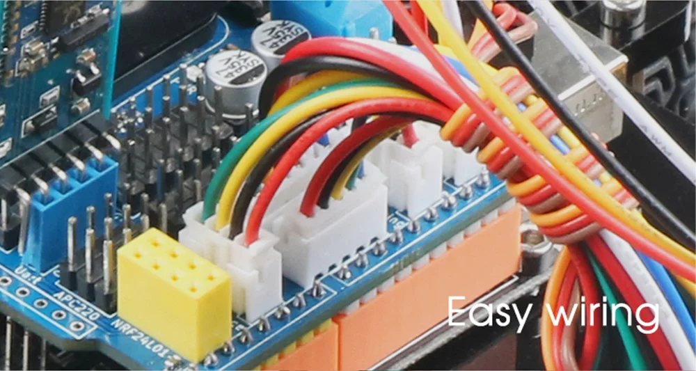Emakefun para arduino robô 4wd carros app