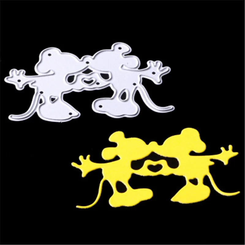  Love Cartoon Mouse Metal cutting dies Scrapbook album invitation PAPER CRAFT home decoration emboss - 32854380658